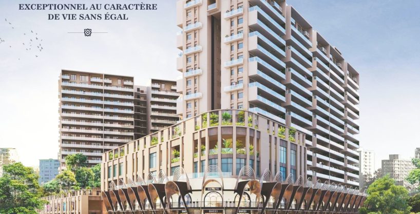 Nouveau complexe résidentiel de luxe en construction à Kinshasa Gombé